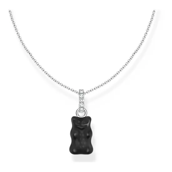 Thomas Sabo x Haribo Halskette Silber 925 Gummibärchen schwarz KE2209-052-11-L45V