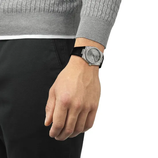 Tissot Automatikuhr PRX Powermatic 80 Damast Stahl 38 mm T137.807.96.081.00