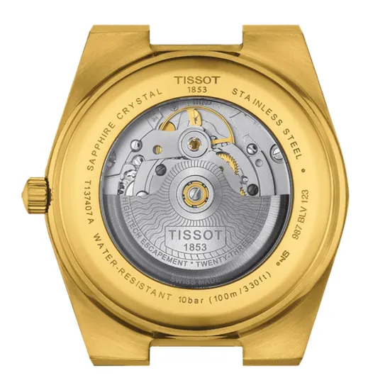 Tissot Automatikuhr PRX Powermatic 80 goldfarben 40 mm T137.407.33.021.00