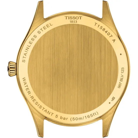 Tissot Classic Dream Automatikuhr Powermatic goldfarben braun T158.407.36.261.00