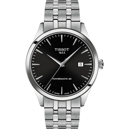 Tissot Classic Dream Automatikuhr Powermatic silberfarben schwarz T158.407.11.051.00