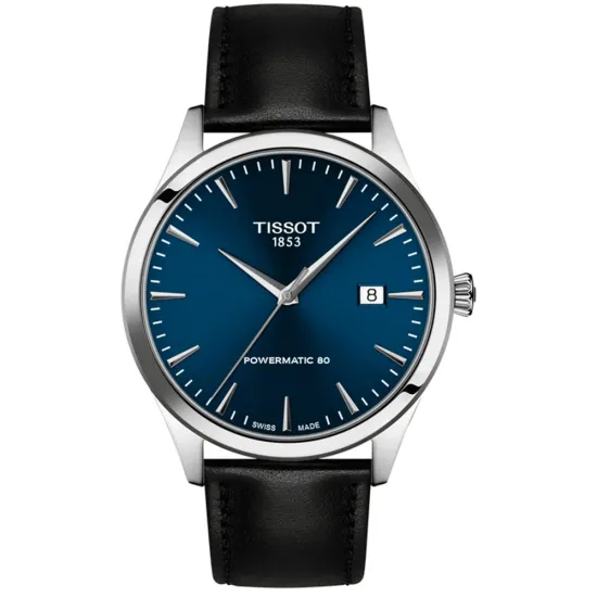 Tissot Classic Dream Automatikuhr Powermatic silberfarben blau schwarz T158.407.16.041.00