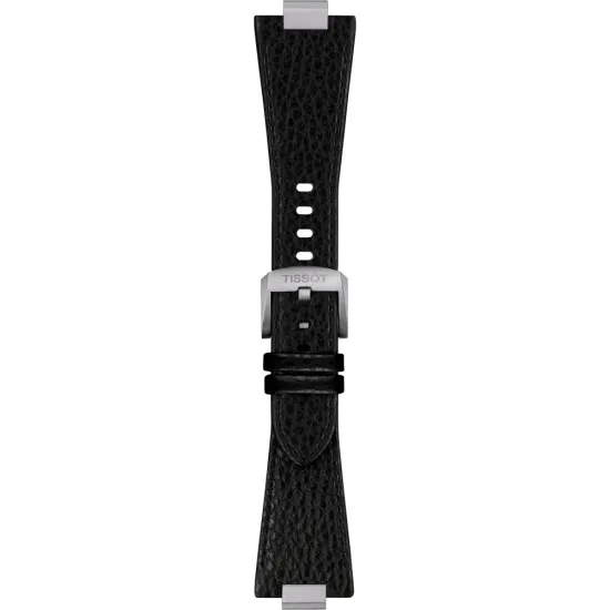 Tissot PRX Uhrenarmband Rindsleder schwarz für PRX 40 Modelle T852.050.989