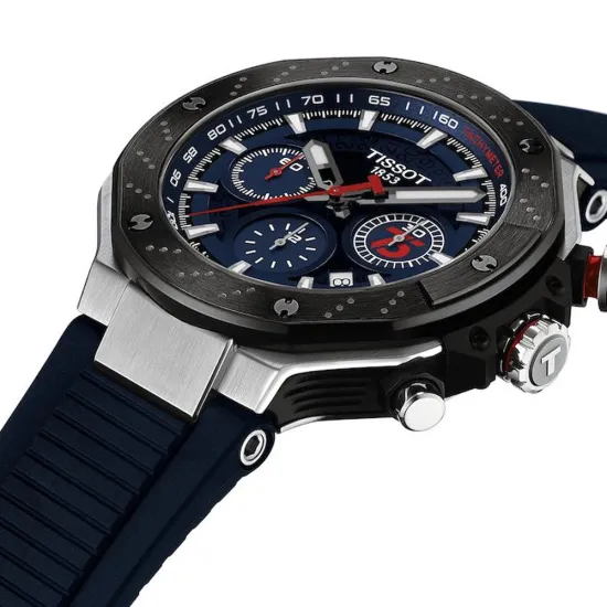 Tissot T-Race MotoGP Automatic Chronograph Limited Edition schwarz blau T141.427.27.041.00