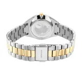 BERING Damenuhr Solar bicolor mit Gliederband Zifferblatt Perlmutt 17331-710