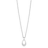 BERING Halskette Edelstahl silberfarben Arctic Pave 50 cm 457-17-500