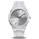 BERING Herrenuhr Classic Silberfarben mit Edelstahlband 19641-700