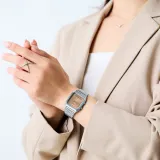 Casio Edgy Collection Armbanduhr analog digital silberfarben kupferfarben AQ-230A-4AMQYES