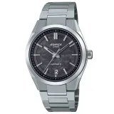 Casio Edifice Automatikuhr silberfarben Carbon mit Edelstahlband EFK-100CD-1AER