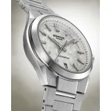 Casio Edifice Automatikuhr silberfarben weiss mit Edelstahlband EFK-100D-7AER