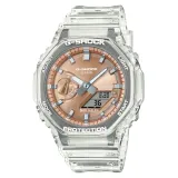 Casio G-Shock transparent mit braun glänzenden Zifferblatt GA-2100BM-7A5ER