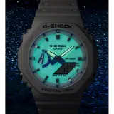 Casio G-Shock Armbanduhr Classic analog digital weiss blau GA-2100HDS-7AER