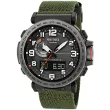 Casio Pro Trek Funksolaruhr Monte Tamaro mit Textilband PRW-6600YB-3ER