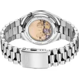 Citizen Automatik Herrenuhr Tsuyosa Collection silberfarben dunkelblau NJ0151-88L