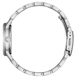 Citizen EcoDrive Solar Damenuhr silberfarben mit weissem Zifferblatt EW2720-57A