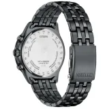 Citizen Herrenuhr Funk Solar Eco Drive schwarz mit Mondphase BY1035-56L