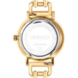 Coeur de Lion Damenuhr rund Brilliant Glamourous Black Statement goldfarben 7612/74-1613