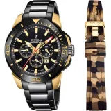 Festina Chrono Bike Herrenuhr Chronograph Special Edition schwarz goldfarben F20644/1
