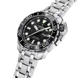 Festina Swiss Made Diver Taucheruhr Automatik silberfarben schwarz F20043/6