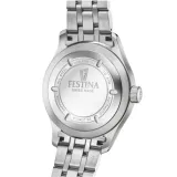 Festina Swiss Made Herrenuhr Automatik blau Edelstahlband F20151/C