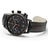 HAMILTON Armbanduhr American Classic Automatik Intra Matic Auto Chrono schwarz orange H38446732
