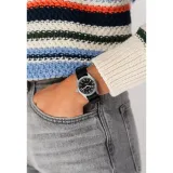 HAMILTON Armbanduhr Khaki Field 33 mm silberfarben schwarz mit Textilband H69301430