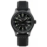 HAMILTON Herrenuhr Khaki Field Automatik Titanium schwarz H70575733