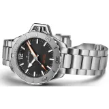 HAMILTON Herrenuhr Khaki Navy Frogman Edelstahlband Automatik H77485130