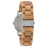 Laimer Holzuhr Damenuhr Armbanduhr Wine Edition Women braun silberfarben 0131