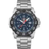 Luminox Navy SEAL Taucheruhr 3250 Series Steel silberfarben blau XS.3254.CB