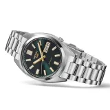 Seiko 5 Sports Automatikuhr silberfarben dunkelgrün mit Edelstahlband SRPL57K1