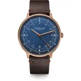 STERNGLAS Hamburg Armbanduhr dunkelblau bronze S01-HH27-VI17