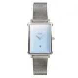 STORM Damenuhr ISSIMO Ice Blue mit Milanaisearmband eckig 47489/IB
