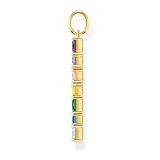 Thomas Sabo Anhänger Kreuz mit bunten Steinen Silber 925 vergoldet PE939-996-7