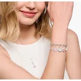 Thomas Sabo Charmista-Armband Ankerkette klein Silber 925 weiß 19 cm X0287-007-21-L19
