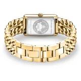 Thomas Sabo Damenuhr rechteckig mit Zirkonias goldfarben WA0429-291-207