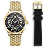 Thomas Sabo Damenuhr Spirit Cosmos Sternenhimmel gold SET_WA0373-275-203