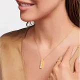 Thomas Sabo Halskette mit Steinen Silber 925 vergoldet gravierbar KE2113-414-14-L45V