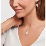 Thomas Sabo Halskette mit weißem Stein Silber 925 KE2111-051-14-L45V