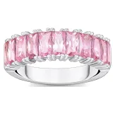 Thomas Sabo Ring mit rosafarbenen Steinen Silber 925 Gr. 58 TR2366-051-9-58