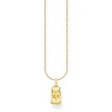 Thomas Sabo x Haribo Halskette Silber 925 vergoldet Anhänger Goldbär KE2325-413-39-L50V