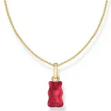 Thomas Sabo x Haribo Halskette Silber 925 vergoldet Gummibärchen rot KE2209-414-10-L45V