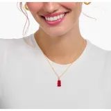 Thomas Sabo x Haribo Halskette Silber 925 vergoldet Gummibärchen rot KE2209-414-10-L45V