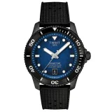 Tissot Automatikuhr Seastar1000 Powermatic 80 40 mm schwarz blau T120.807.37.041.00