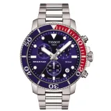 Tissot Chrono Seastar 1000 blau rot silberfarben mit Gliederband T120.417.11.041.03