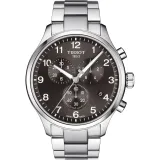 Tissot Herrenuhr Chrono XL schwarz silberfarben Edelstahlband T116.617.11.057.01