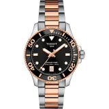 Tissot T-Sport Seastar 1000 Quarz silberfarben rosegoldfarben schwarz 36 mm T120.210.22.051.01