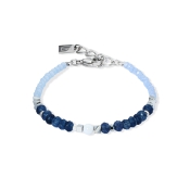 Coeur de Lion Armband Crystal Pearls Edelstahl blau 2036/30-0717
