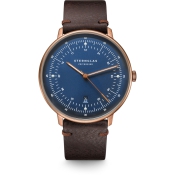 STERNGLAS Hamburg Armbanduhr dunkelblau bronze S01-HH27-VI17